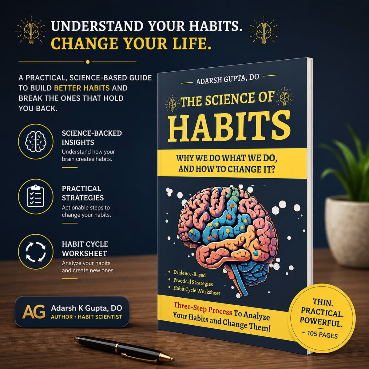 The Science of Habits by Dr. Adarsh K. Gupta — book cover